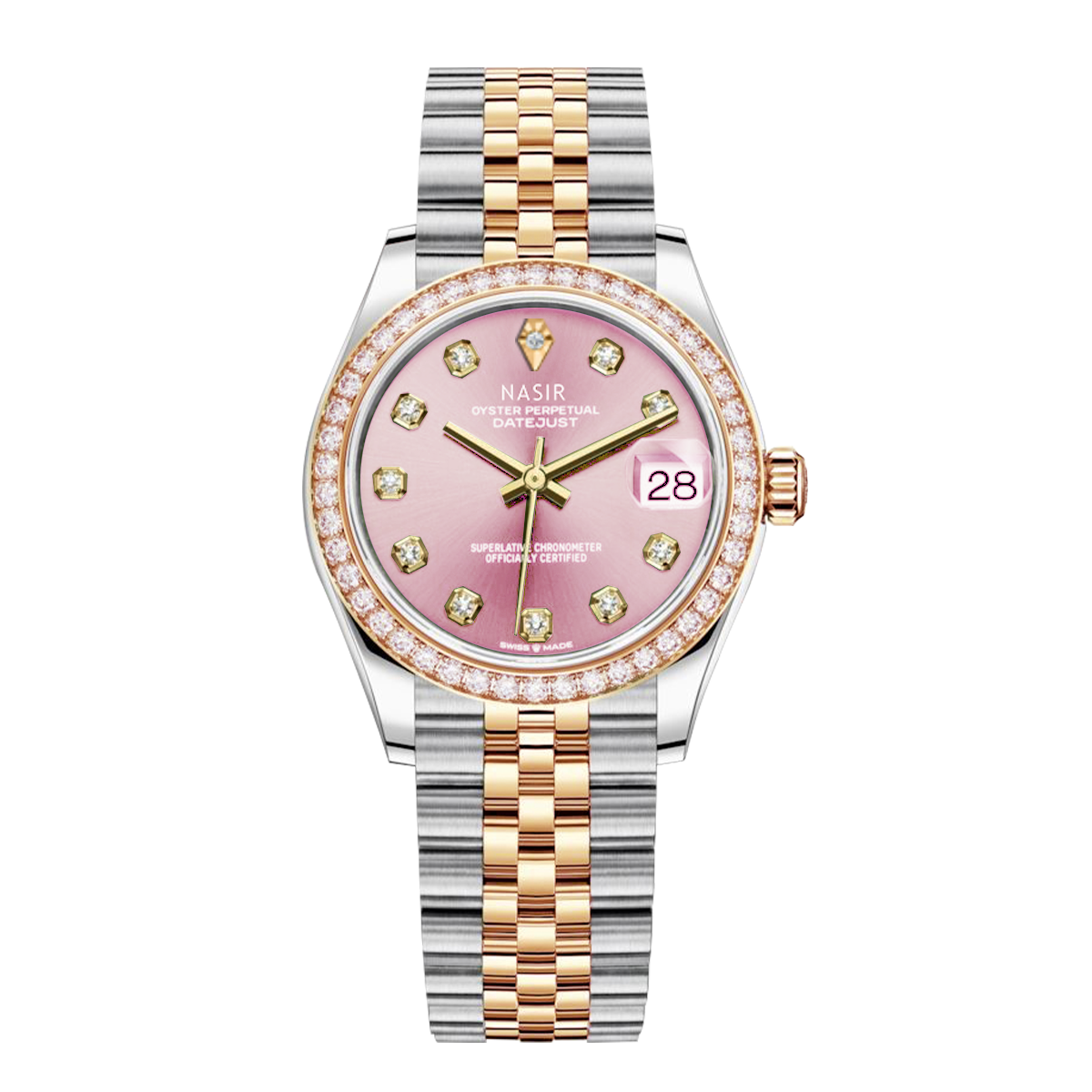 CILOA Women Quartz Watch 672golden-pink