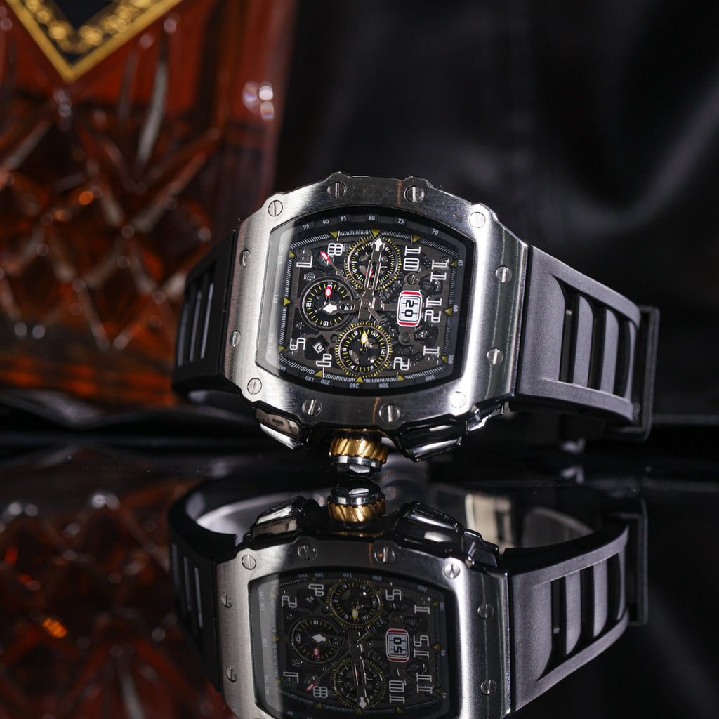 CILOA Men Mechanical Watch 802black