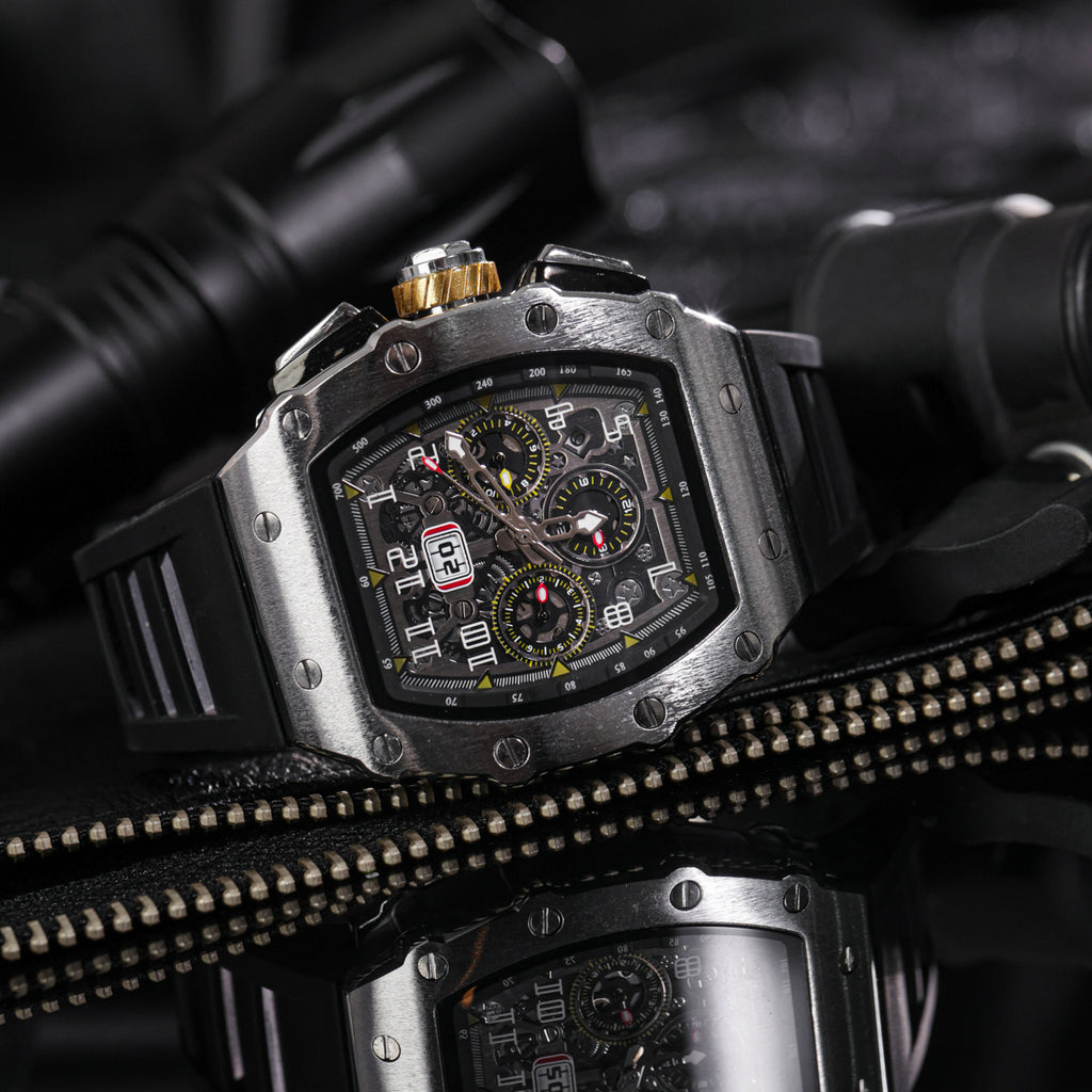 CILOA Men Mechanical Watch 802black