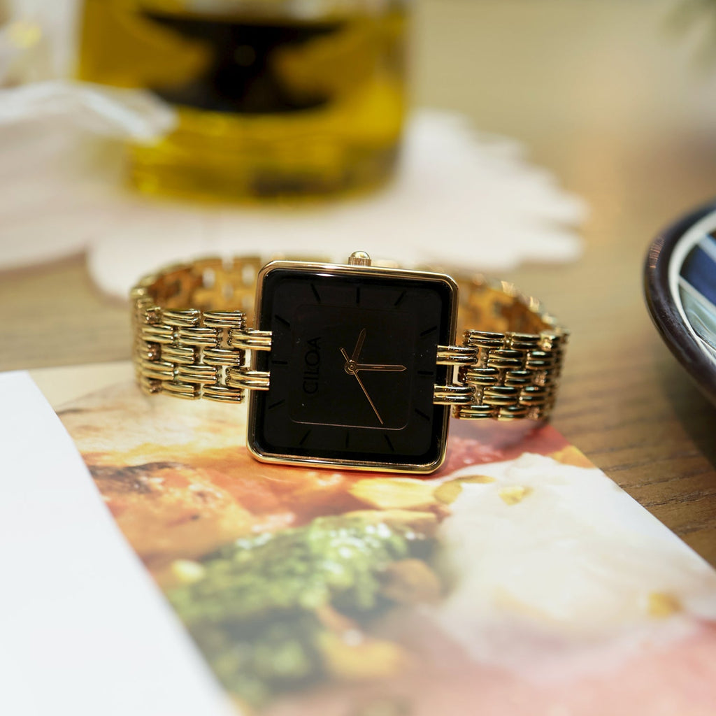 CILOA Women Quartz Watch 204steel-golden