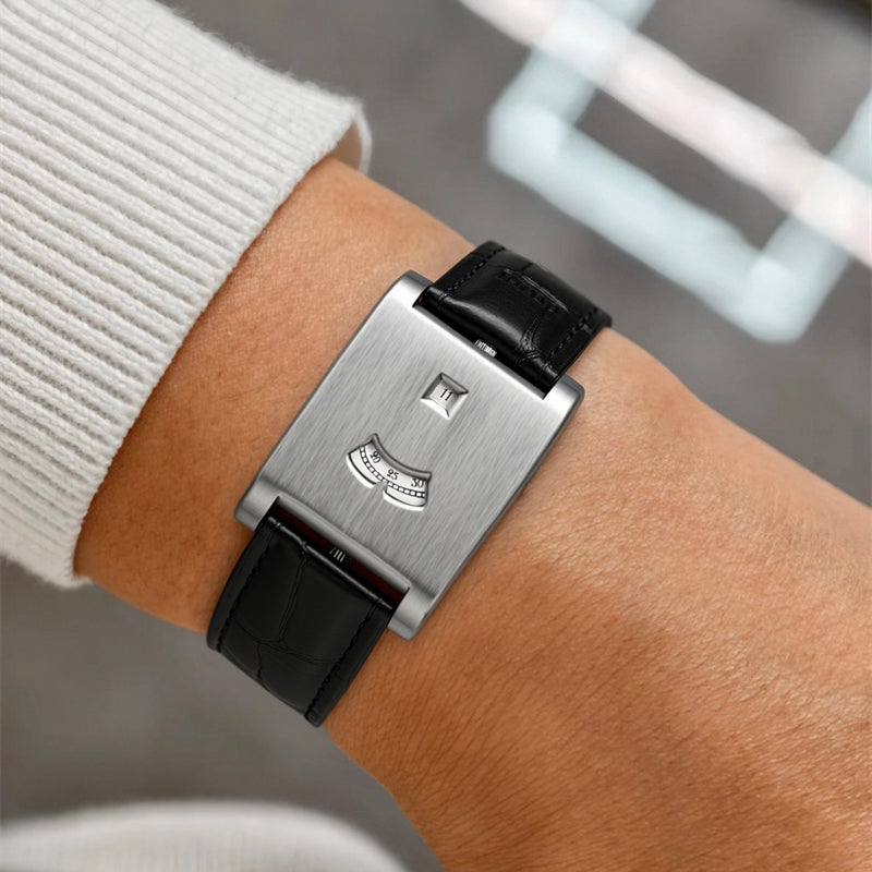 CILOA Men Quartz Watch 522black-silvery