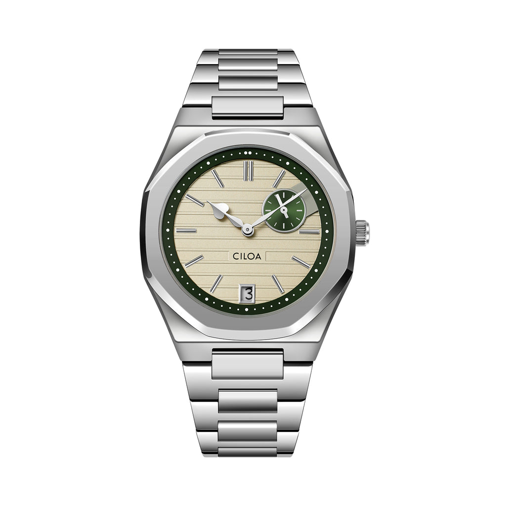 CILOA Men Quartz Watch 506silvery