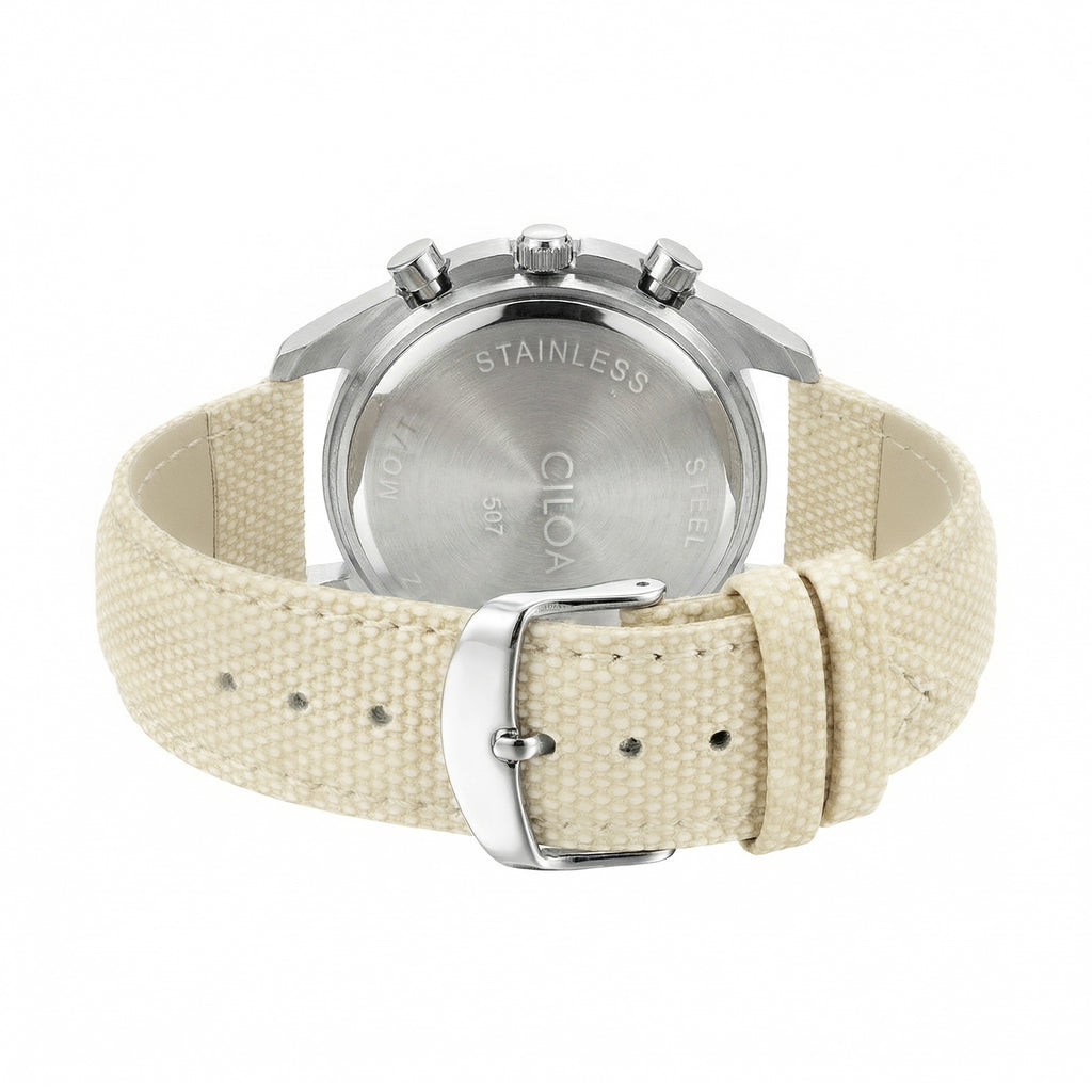 CILOA Men Quartz Watch 507white