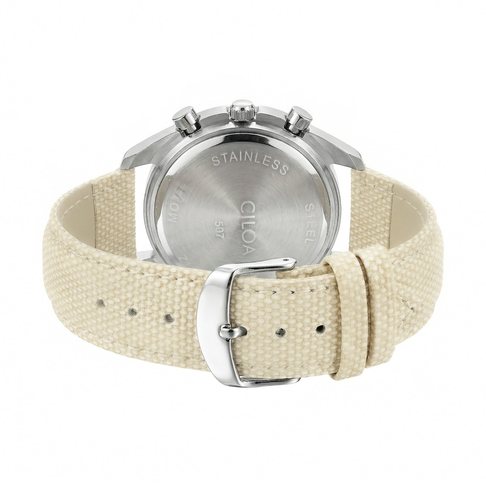 CILOA Men Quartz Watch 507white