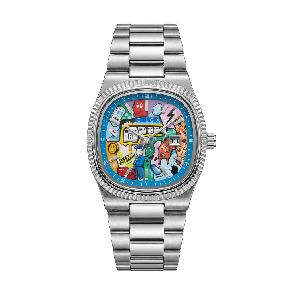 CILOA Men Quartz Watch 518silvery