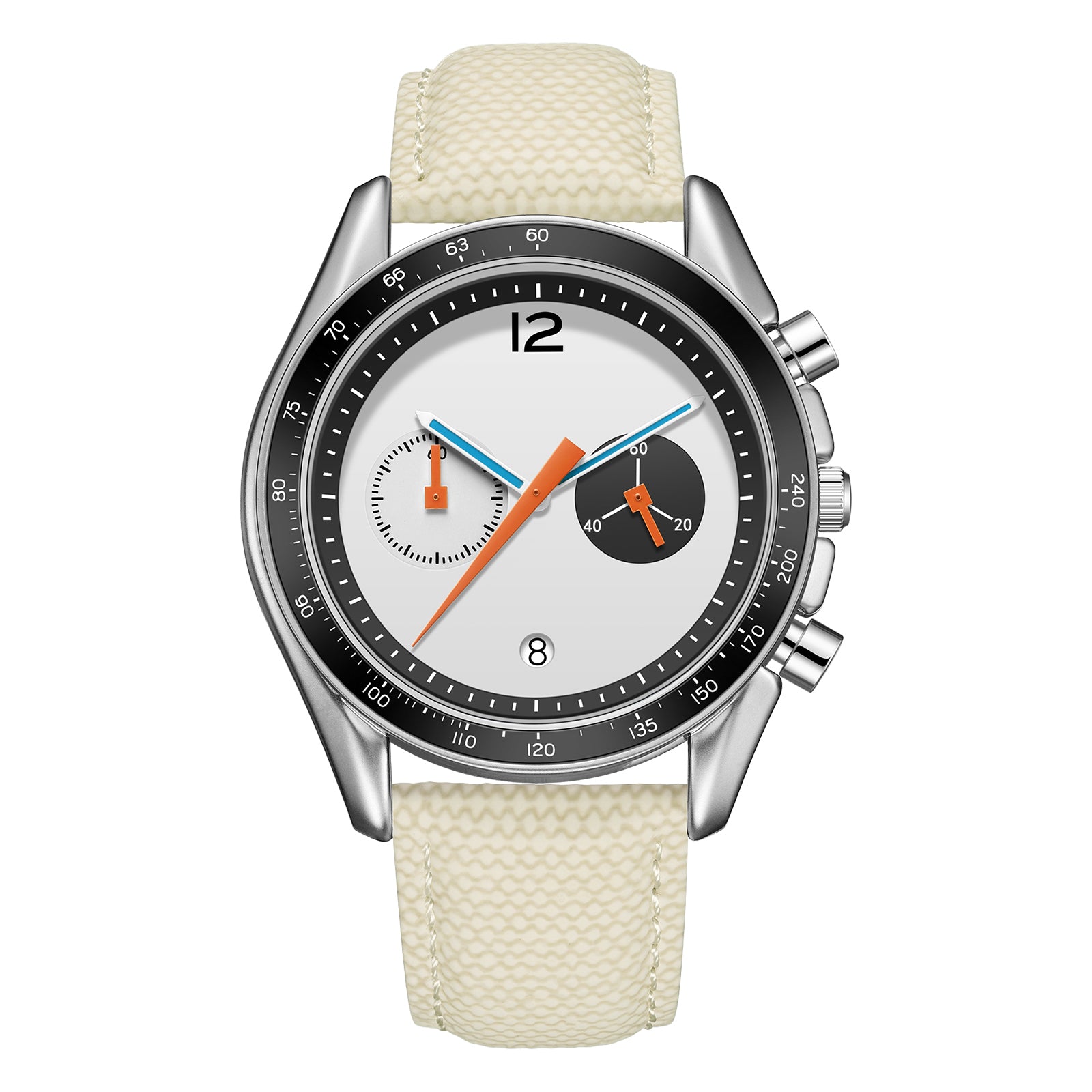 CILOA Men Quartz Watch 507white