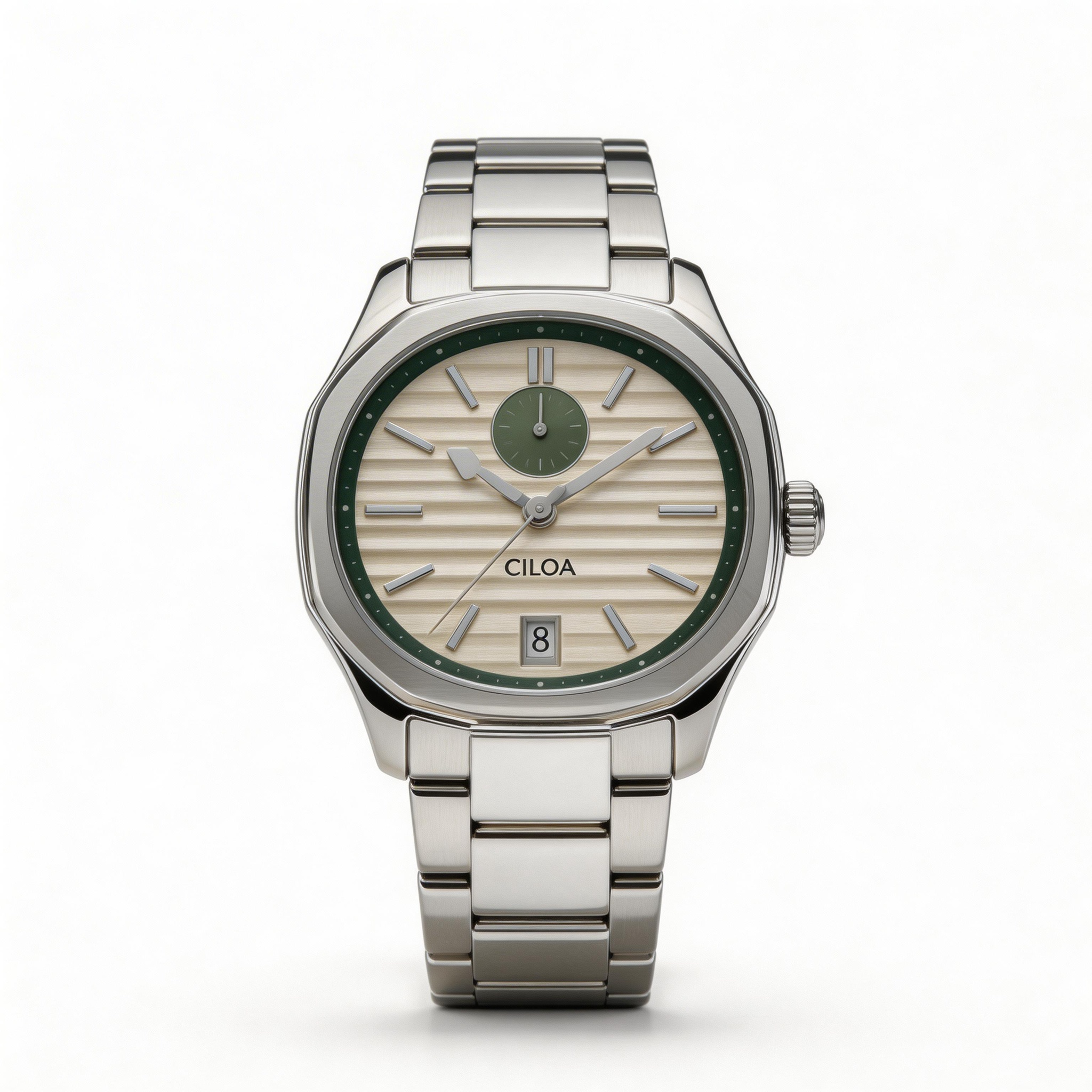 CILOA Men Quartz Watch 506silvery