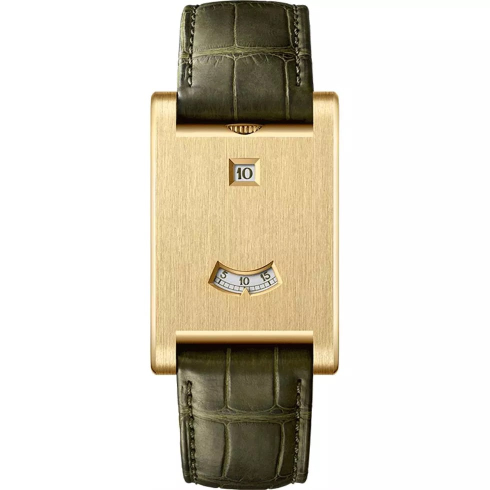 CILOA Men Quartz Watch 522green-golden