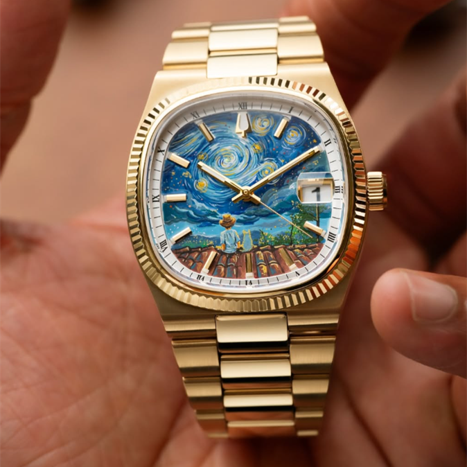 CILOA Men Quartz Watch 518stars