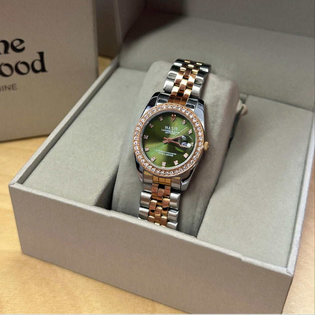 CILOA Women Quartz Watch 672golden-green