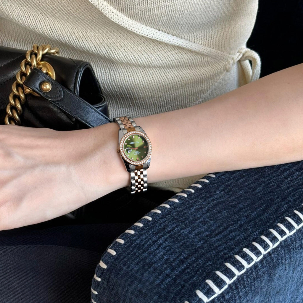 CILOA Women Quartz Watch 672golden-green