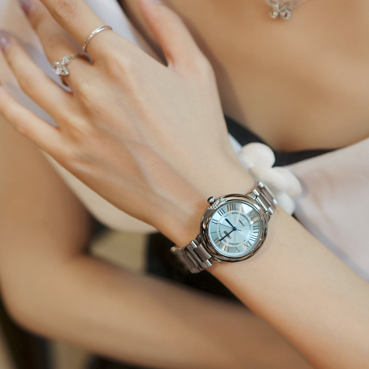 CILOA Women Mechanical Watch 731blue