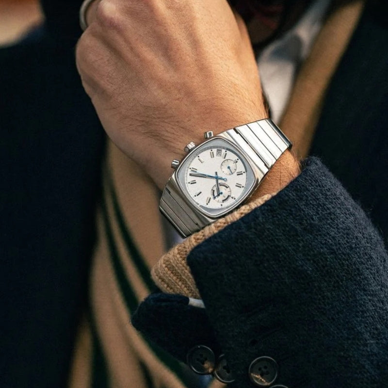 CILOA Men Quartz Watch 508white