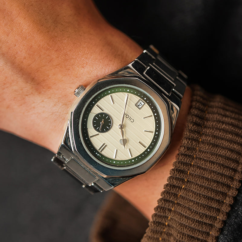 CILOA Men Quartz Watch 506silvery