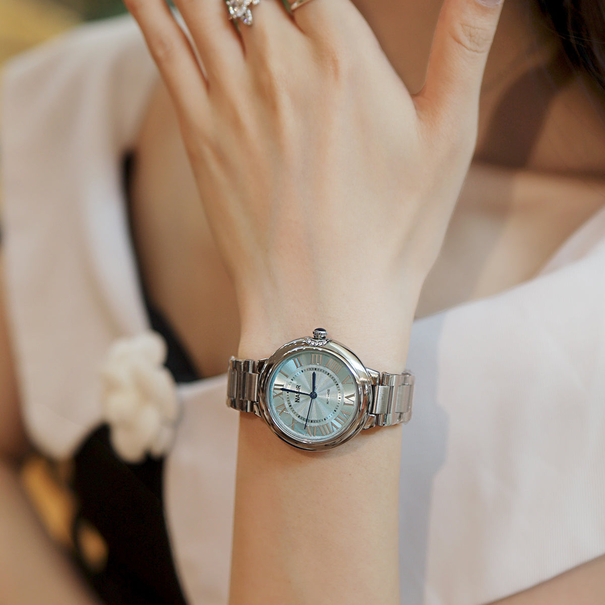 CILOA Women Mechanical Watch 731blue
