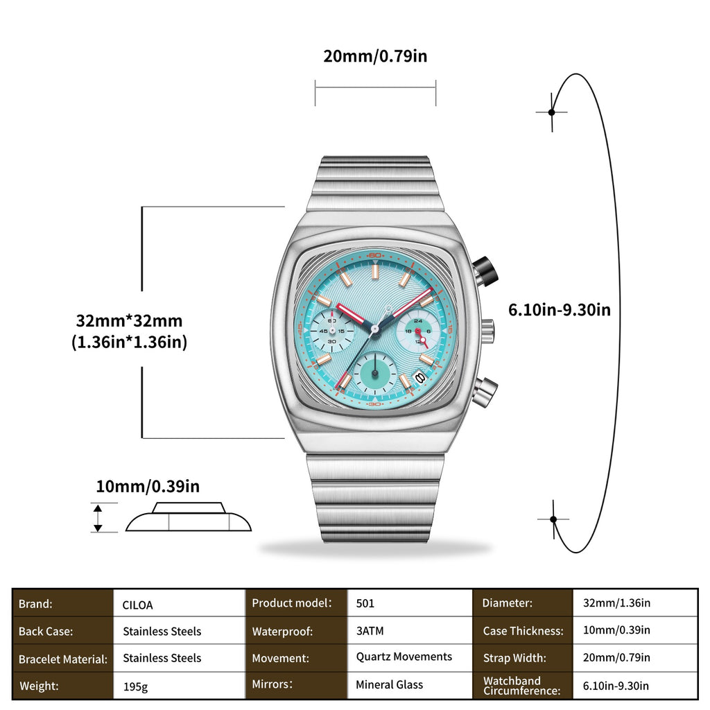 CILOA Men Quartz Watch 501