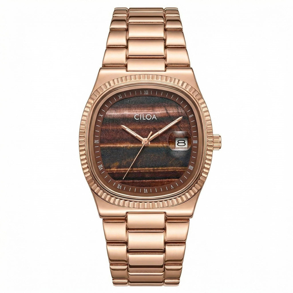 CILOA Men Quartz Watch 518brown