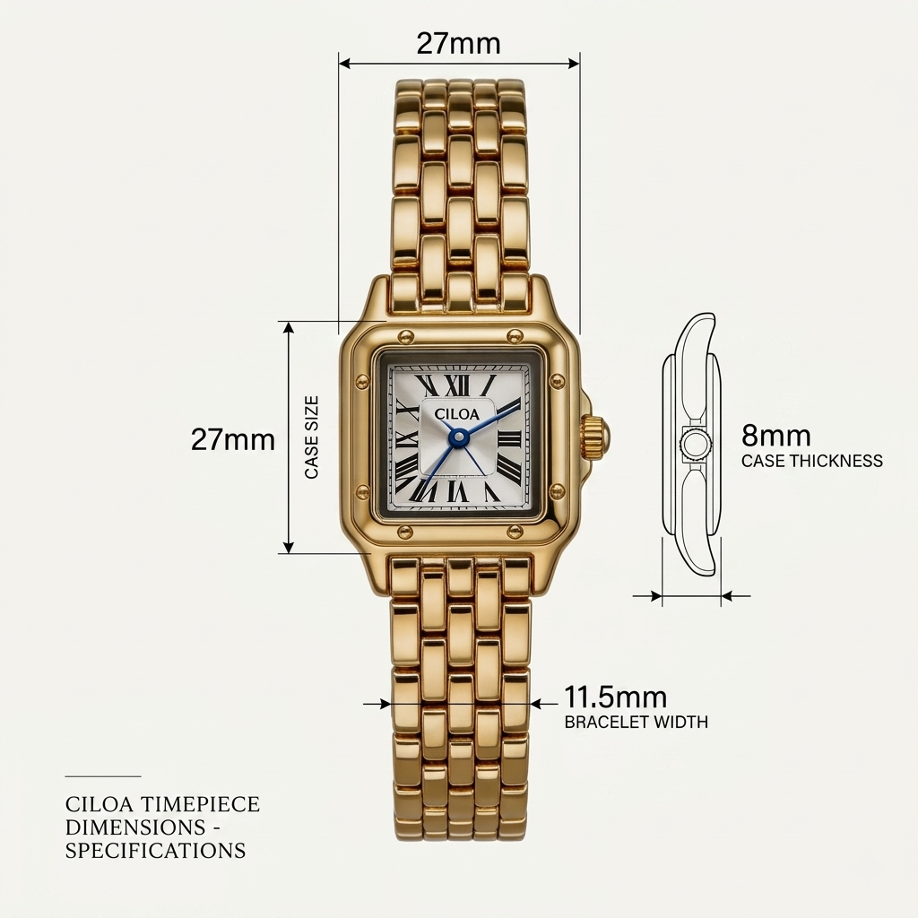 CILOA Women Quartz Watch 623golden