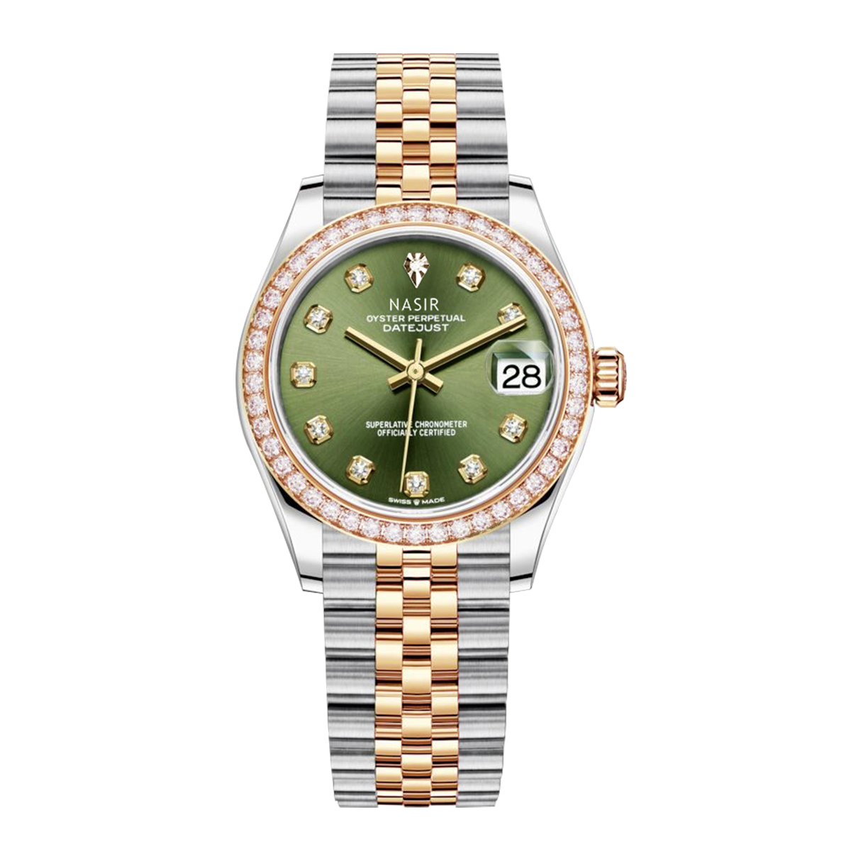 CILOA Women Quartz Watch 672golden-green