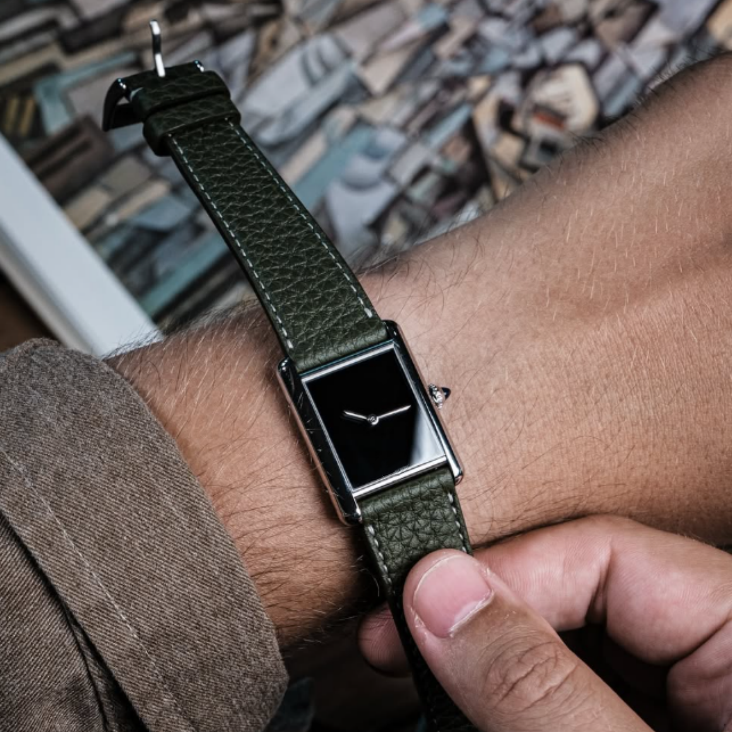 CILOA Men Quartz Watch 533green