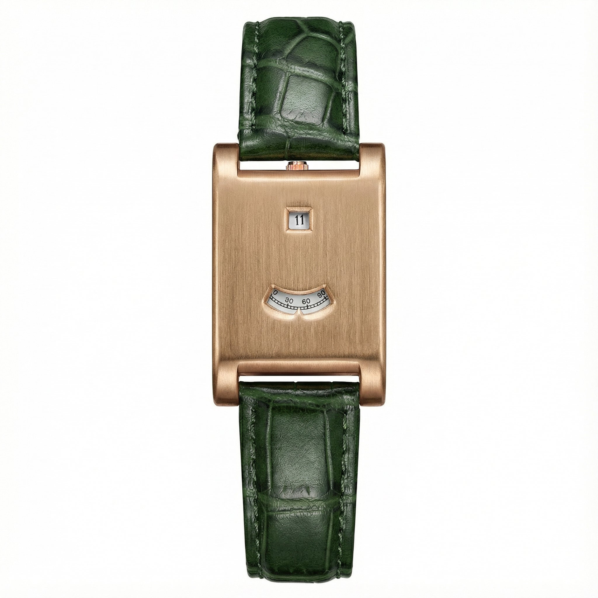 CILOA Men Quartz Watch 522green-golden