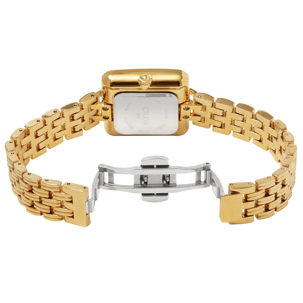 CILOA Women Quartz Watch 204steel-golden
