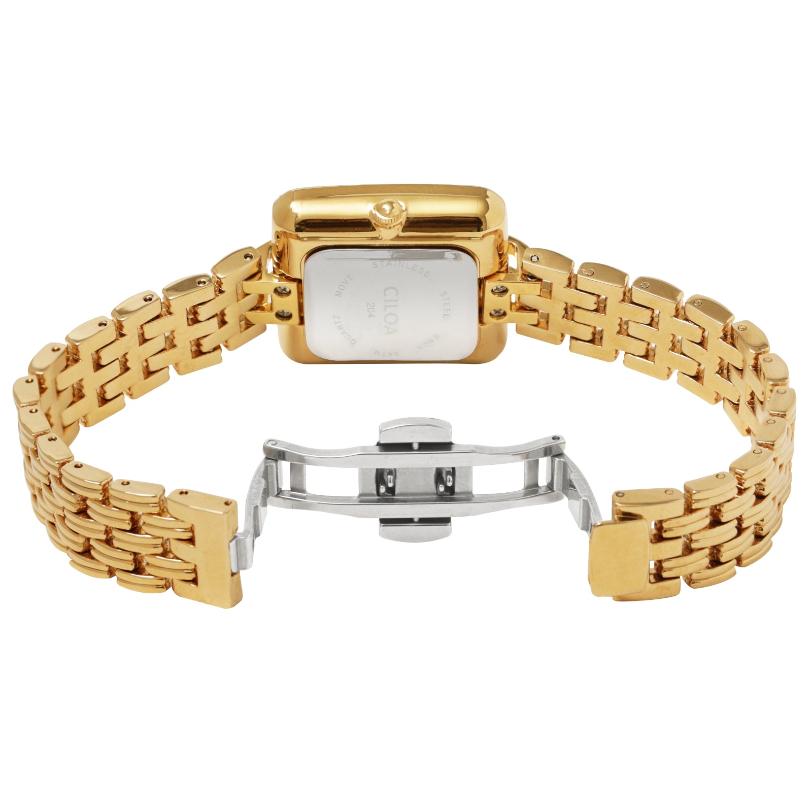CILOA Women Quartz Watch 204steel-golden